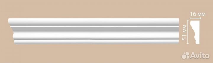 97164 Decomaster 51*16*2400 мм