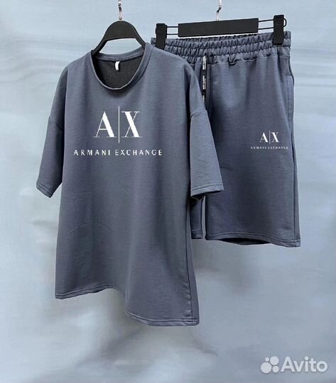 Летний костюм шорты футболка Armani Exchange