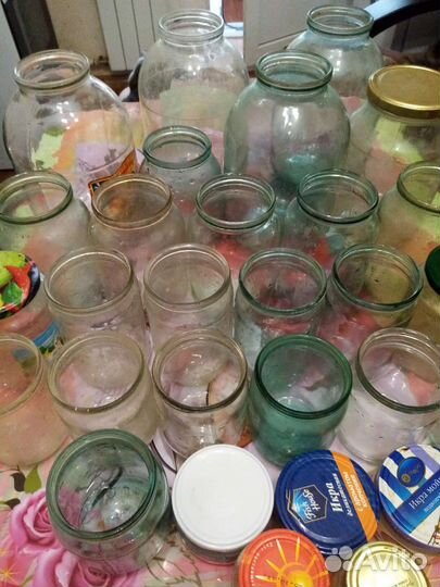 Банки для закатывания литровые, 3х литровые