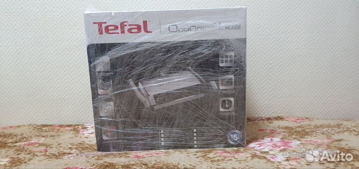 Электрогриль tefal optigrill initial GC706D34