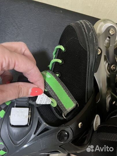 Раздвижные ролики 31-34+шлем 53-55