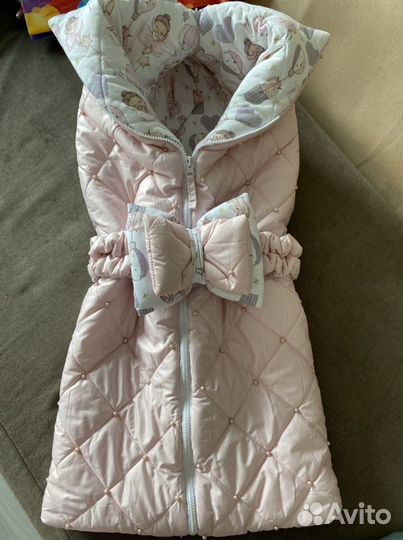 Конверт для девочки на выписку и в коляску