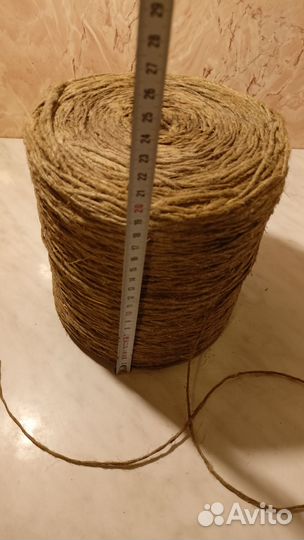 Шпагат из натуральных волокон пеньковый