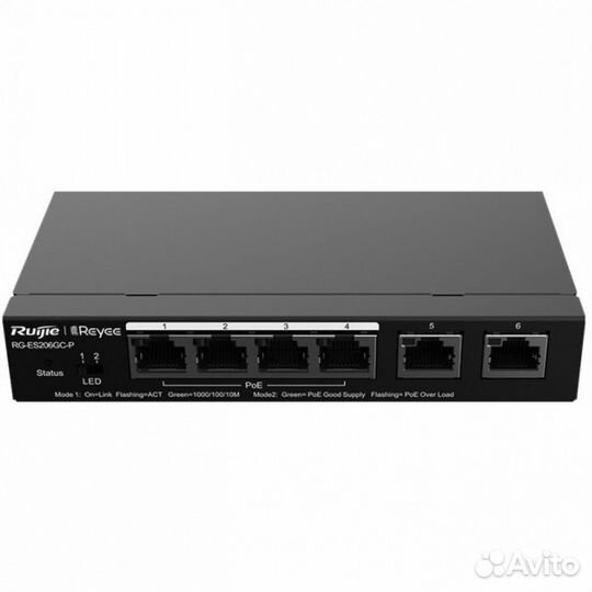 Коммутатор Ruijie RG-ES206GC-P 482229