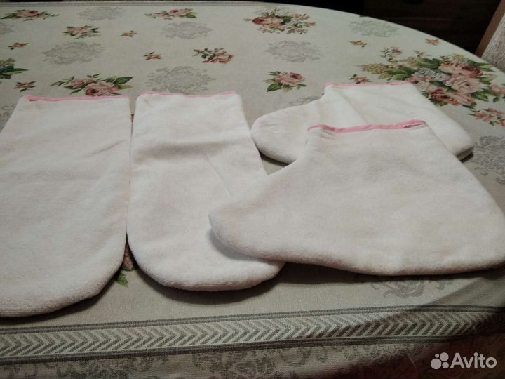 Рукавицы и тапки для парафин ванночка