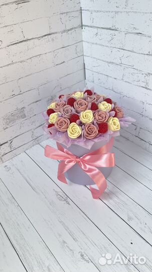 Букет из шоколадных желтых роз