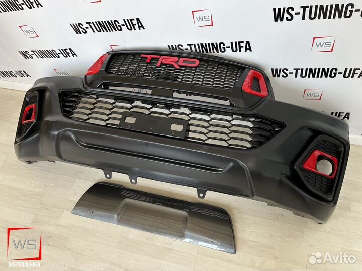 Бампер передний Toyota HiLux стиль трд F315
