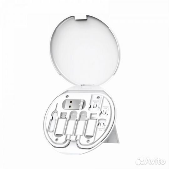 Кабель для туристов с комплектом переходников 6/1