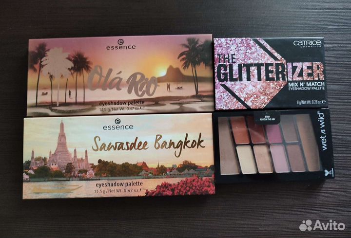 Палитра теней Revolution, Sleek, Essence и другие