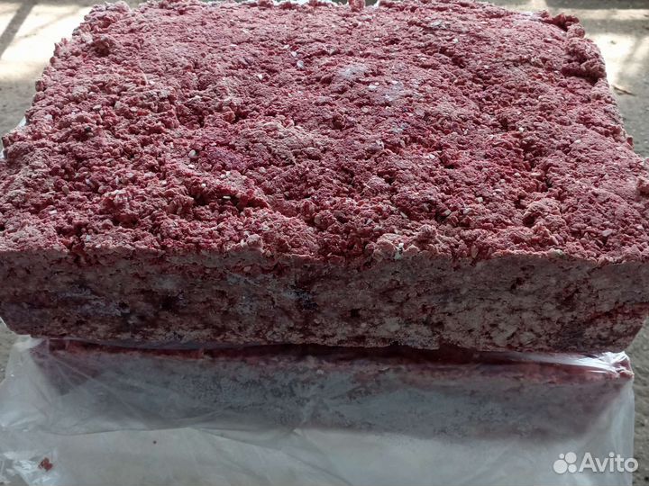 Фарш говяжий для собак и птицы