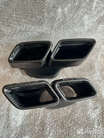 Насадки на выхлоп W213 6.3 AMG Карбон