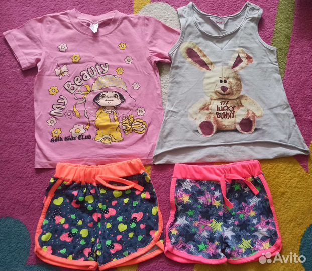 Вещи пакетом на девочку 3-4 года