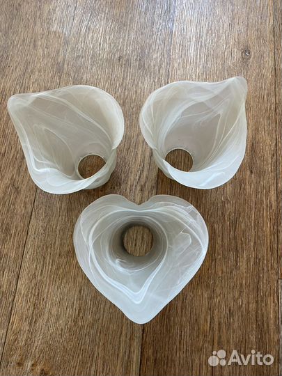 Плафон для люстры три штуки