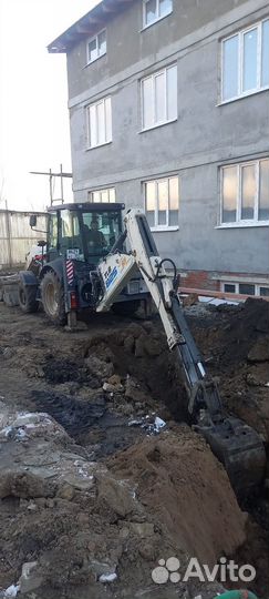 Услуги экскаватора погрузчика
