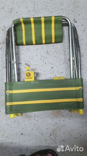 Стул рыбака раскладной с держателем для удилища