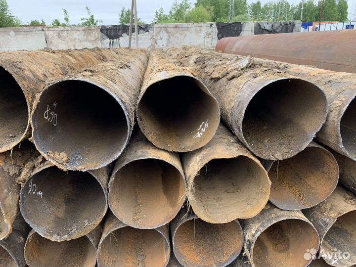 Труба для канавы б/у диаметр 530мм стенка 6 мм