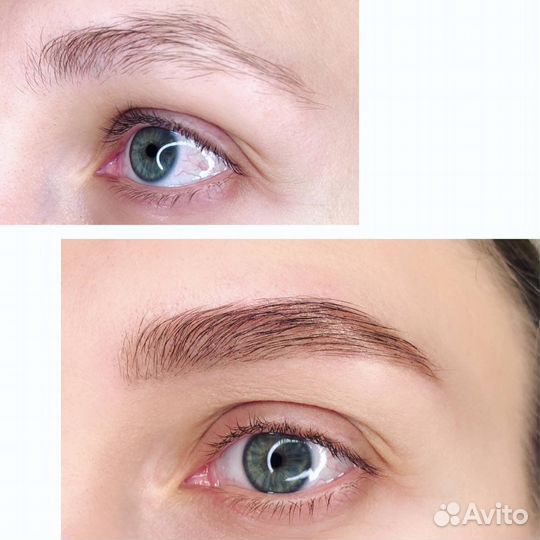 Оформление и ламинирование бровей, ресниц
