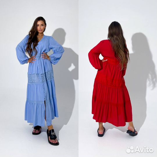 Платье хлопок