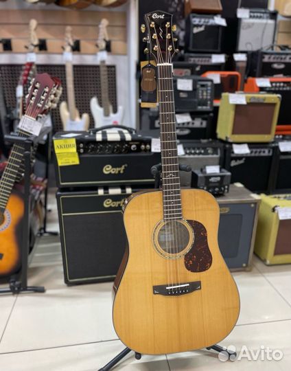 Акустическая гитара с футляром Cort gold-D6-wcase