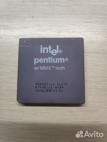 Intel Pentium MMX 166 мгц (SL27K )