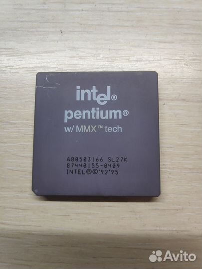 Intel Pentium MMX 166 мгц (SL27K )