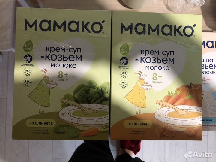 Каши Мамако и крем суп в ассортименте