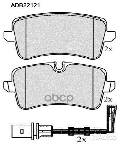 Колодки тормозные audi audi