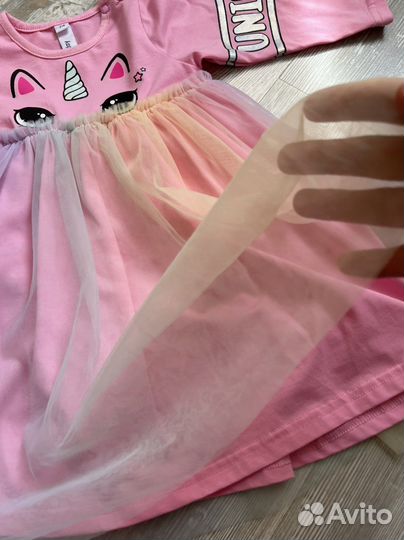 Платье для девочки 74
