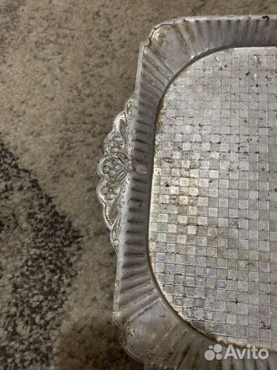 Поднос алюминиевый СССР