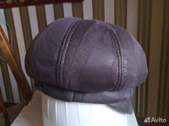 Кепка женская нубук/Шапка женская норка