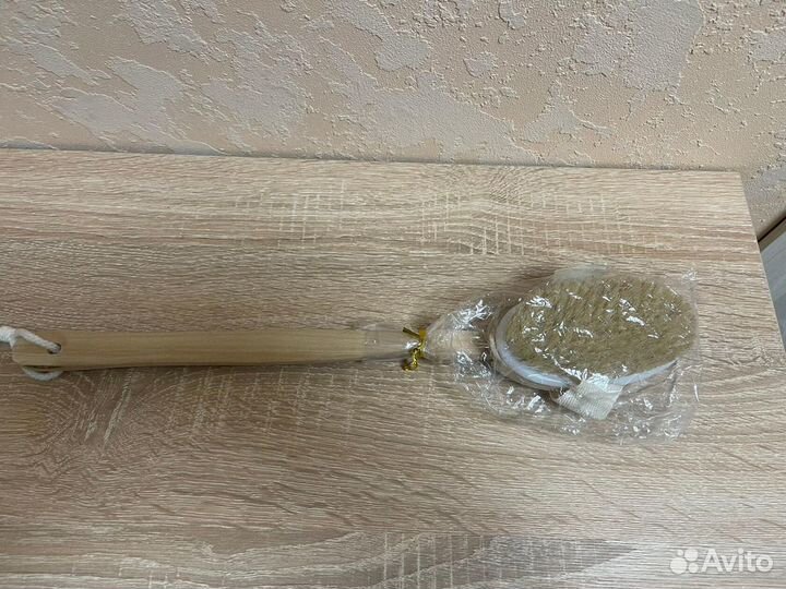 Щетка для сухого массажа натуральная щетина новая