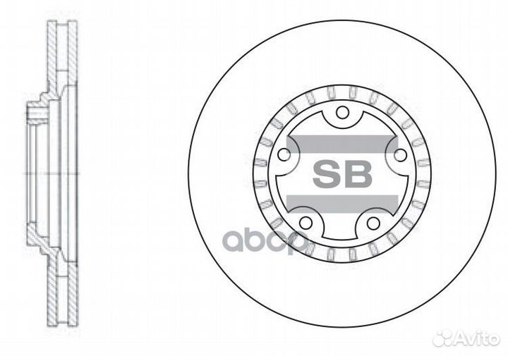 Диск тормозной hyundai H1 sd1030 Sangsin brake