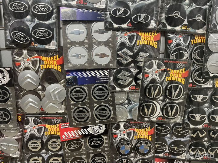 Наклейки на ступичные колпачки
