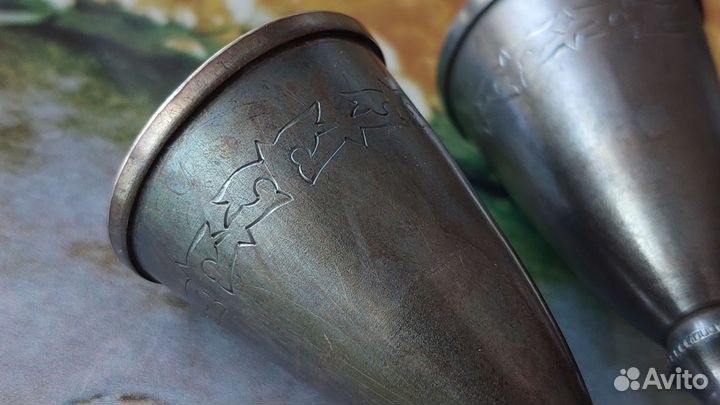 Рюмки серебряные СССР