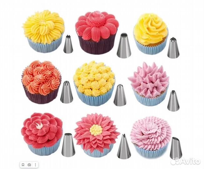 Кондитерский мешок 24 насадки для крема