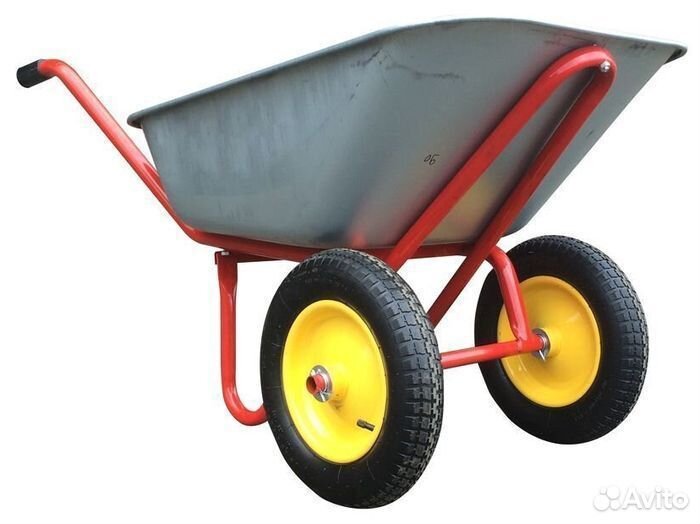 Тачка строительная 110л. 240кг, brait 2к, 3.25-8/2