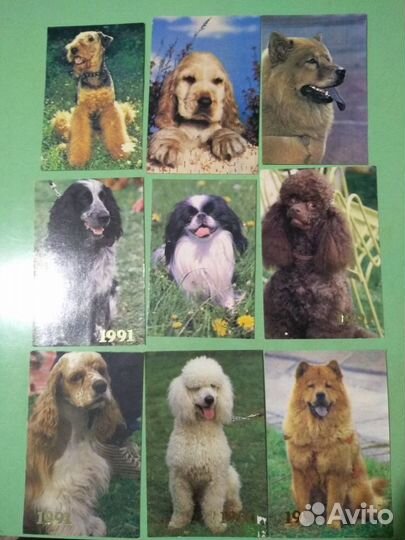 Календарики СССР