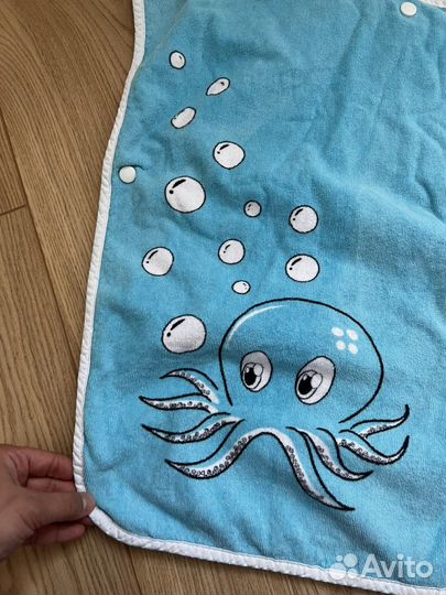 Полотенце-пончо Осьминог Декатлон 60*60 см. Хлопок