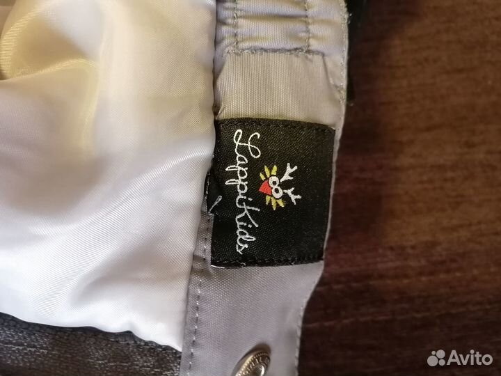 Зимние брюки на лямках для мальчика