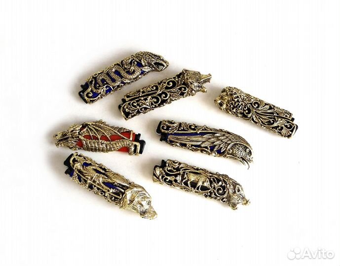 Зажигалки в ассортименте, художественное литье