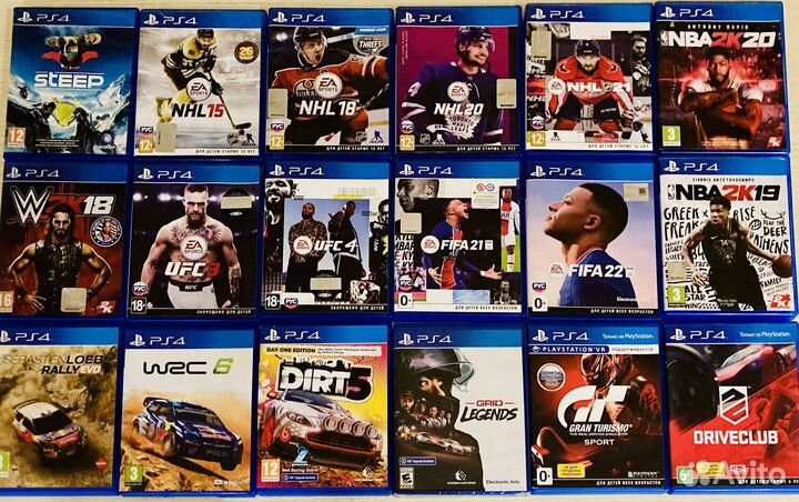 Игры Ps4 диски PS4