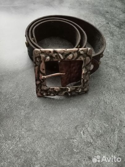 Ремень женский натуральная кожа широкий