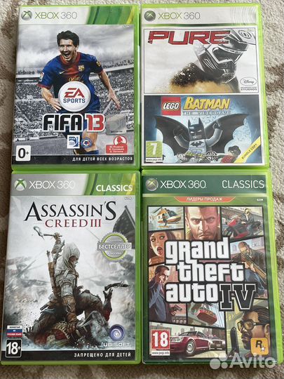 Диски на xbox 360