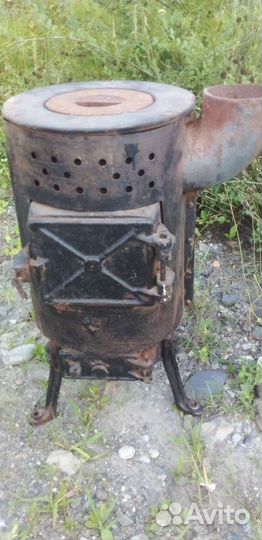 Печь буржуйка чугунная СССР
