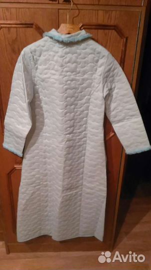 Новый винтажный стеганый халат гдр