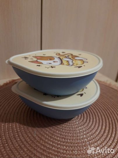 Детская миска с крышкой