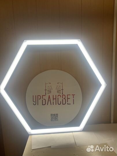 Светильник светодиодный шестиугольник 60В