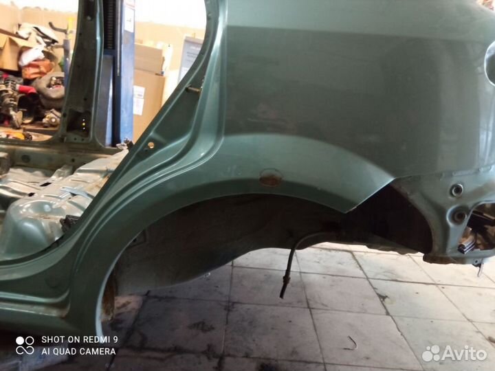 Крыло заднее левое chevrolet lacetti