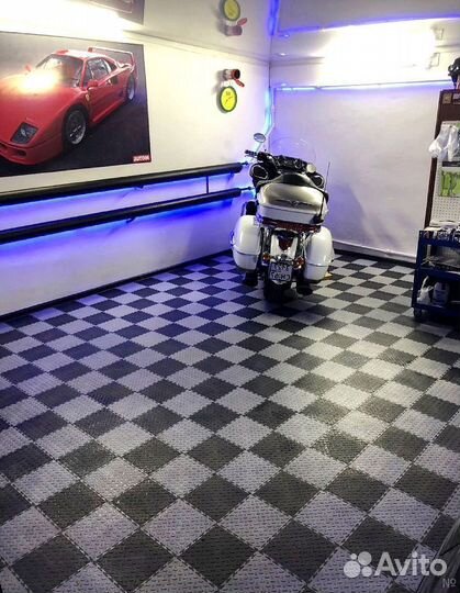 Модульные полы для гаража