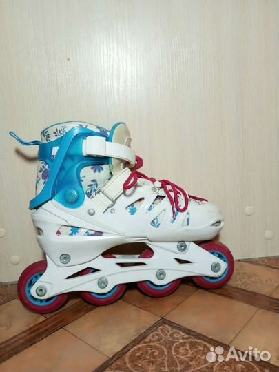 Детские ролики и защита, растущие, 32-35,35-38